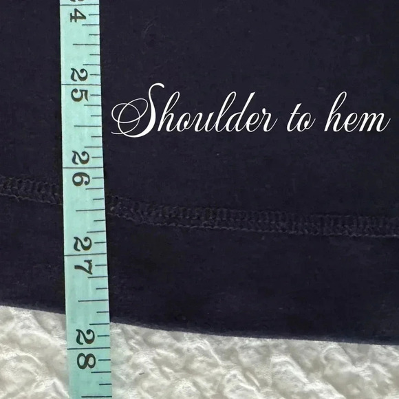 T By TALBOTS Women’s Preppy Navy Cream Cowl Neck Top Soft Sweatshirt Sz S 4/6 - Picture 10 of 13